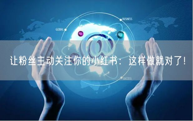 让粉丝主动关注你的小红书:这样做就对了!