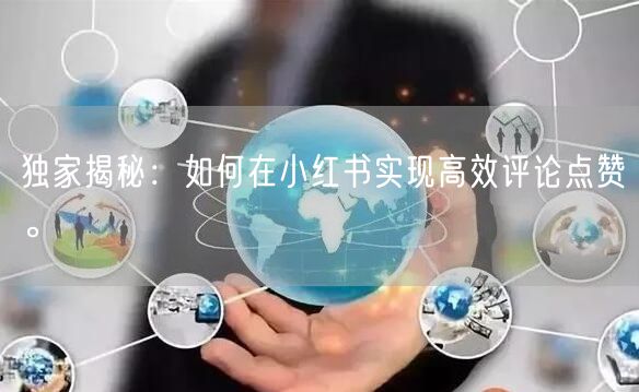 独家揭秘:如何在小红书实现高效评论点赞。